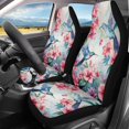 thumbnail image 3 of Uorisanigo Hummingbird Floral Automobile Front Seat Covers Waterproof Front Seat Covers Elastic Fabrics for Additional Protection Universal for Cars Truck SUV Van, 3 of 7