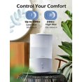 thumbnail image 3 of Homasy Cool Mist Humidifier, up to 50H Top-Filling Humidifier for Bedroom, 24dB Quiet Ultrasonic Humidifier Diffuser with Touch Screen White, 3 of 7