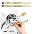 thumbnail image 1 of YAOMOBB Beginner Writing Pen Waterproof Fineliner Set with 12 Different Line Widths Artists Illustration Sketching Felt Tip Pens, 1 of 5