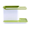thumbnail image 1 of Organizador/almacenamiento para fregadero con escurridor integrado, soporte para esponja, cepillo, líquido lavavajillas y paño de cocina, extraíble, tamaño normal, Verde, 1 of 5