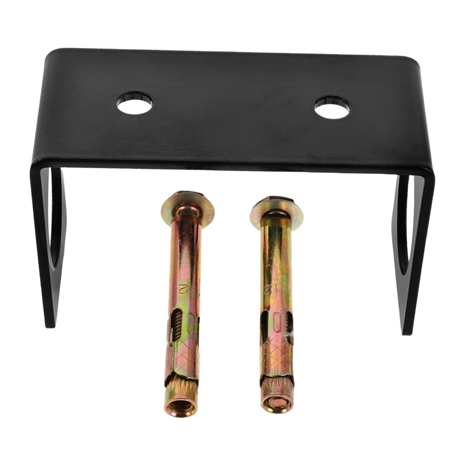 ETHZZLE Vertical Barbell Holder Wall Mount Steel Black for Fitness Enthusiasts Home Workout 1Pcs
