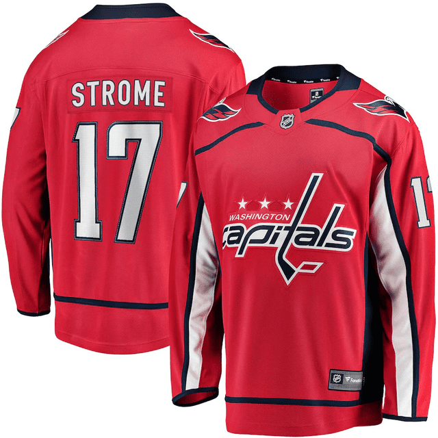 Dylan Strome Washington Capitals NHL Fanatics Breakaway Home Jersey, Large
