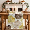 thumbnail image 2 of Table Runner 48 Inches Long for Kitchen Dining, Yellow Ombre Spring Floral Dresser Scarf Farmhouse, Dining Table Decorations for Wedding/Parties, Summer Botanical Flowers 13 x 48 In, 2 of 8