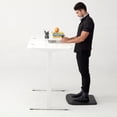 thumbnail image 2 of 70-Inch White Electric Height Adjustable Standing Desk with Matte Top, 2 of 3