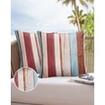 thumbnail image 6 of Pack of 2 Outdoor Pillow Covers, Multicolor Wood Garin Waterproof Square Throw Pillowcase Cushion Decorative Pillow Covers for Couch Patio Tent, 16x16 in, 6 of 6