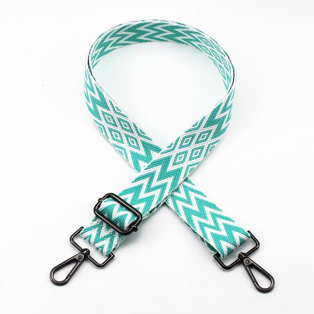 Correa de bolso extendida de jacquard bordada Correa de bolso de estilo étnico ajustable de repuesto Accesorios Correa de hombro cruzada de un solo hombro para bolso de mujer