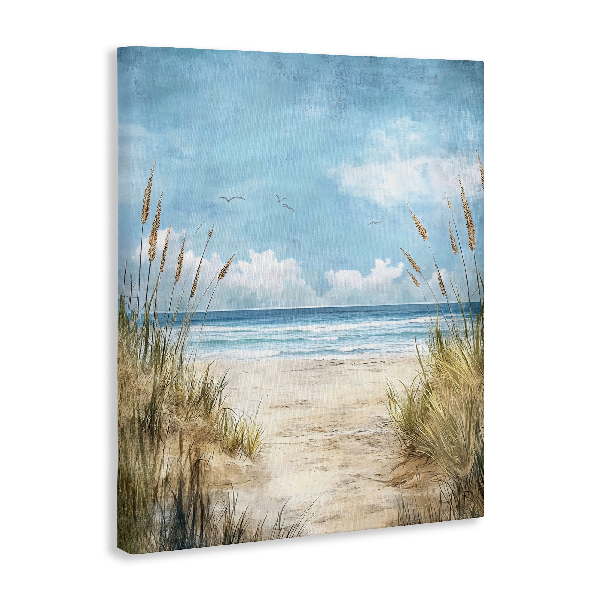 Stupell Industries Free Seagulls over Beach Dunes Canvas Wall Art, design by Creative Studio