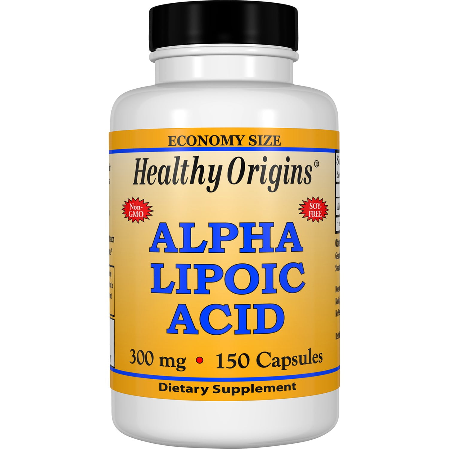 Healthy Origins Alpha Lipoic Acid 300 mg Capsules, 150 Ct
