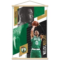 NBA Boston Celtics - Jayson Tatum 19 Wall Poster with Magnetic Frame, 22.375" x 34"