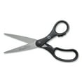 thumbnail image 3 of (2 pack) Westcott 15582 7 in. Long, 2.8 in. Cut Length KleenEarth Pointed Tip Basic Plastic Handle Scissors - Black, 3 of 4