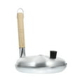 thumbnail image 1 of Poêle à Frire Antiadhésive à Poignée Unique pour Omelette avec Couvercle (Argent), 1 of 5