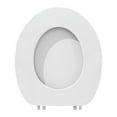 thumbnail image 2 of 100Fens Soft Elongated Vinyl Toilet Seat,Soft Vinyl Cover With Comfort Foam Cushioning - Fits All Standard Size Fixtures - Easy To Install, 2 of 6