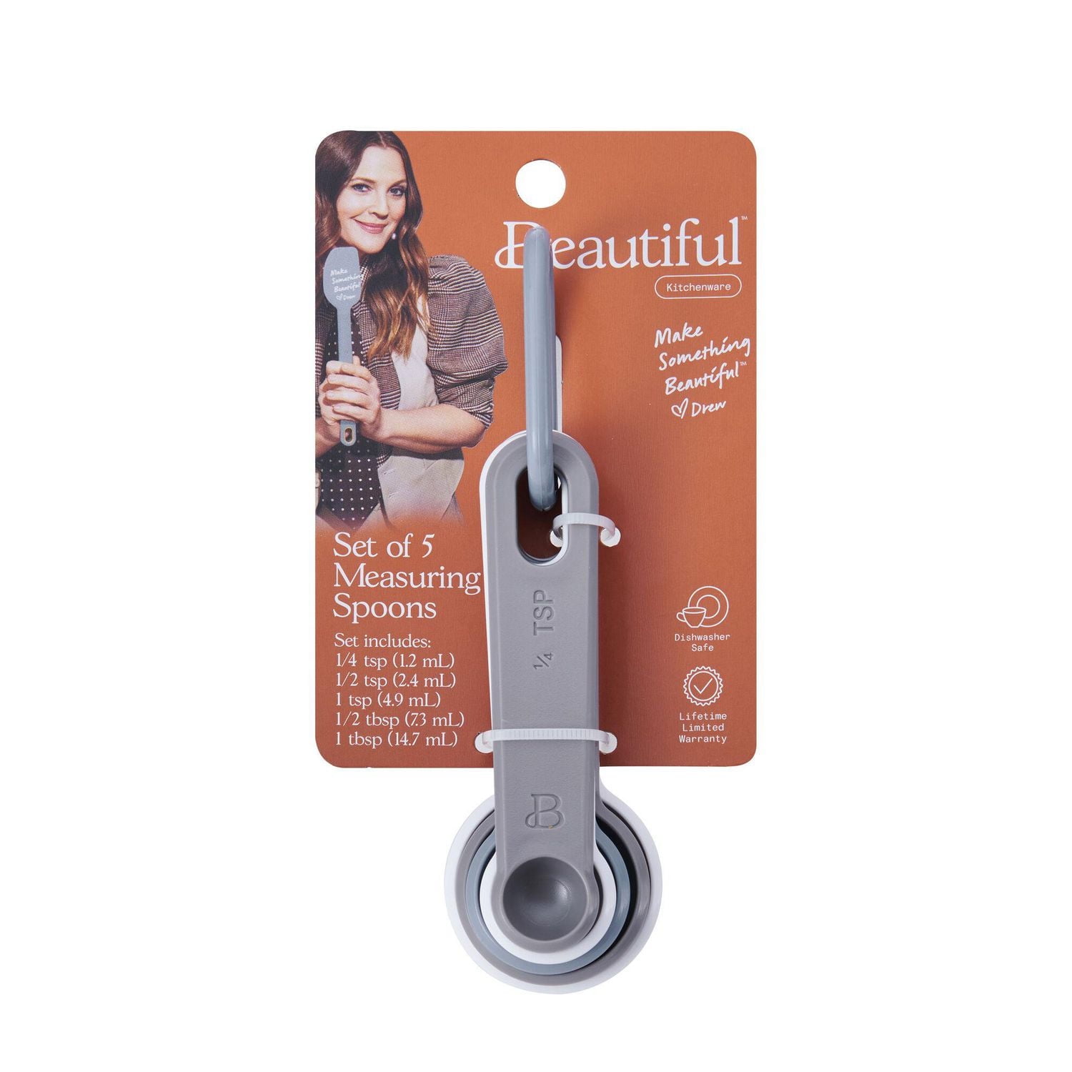 Bel ensemble de 5 cuillères à mesurer