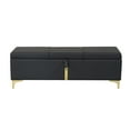 thumbnail image 3 of Velmero Queen Size Upholstered Storage Bed with Hydraulic Lift & Easy Assembly - No Box Spring Required,Black, 3 of 20