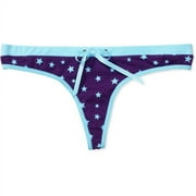 No Boundaries Swimmer Blue Star Thong