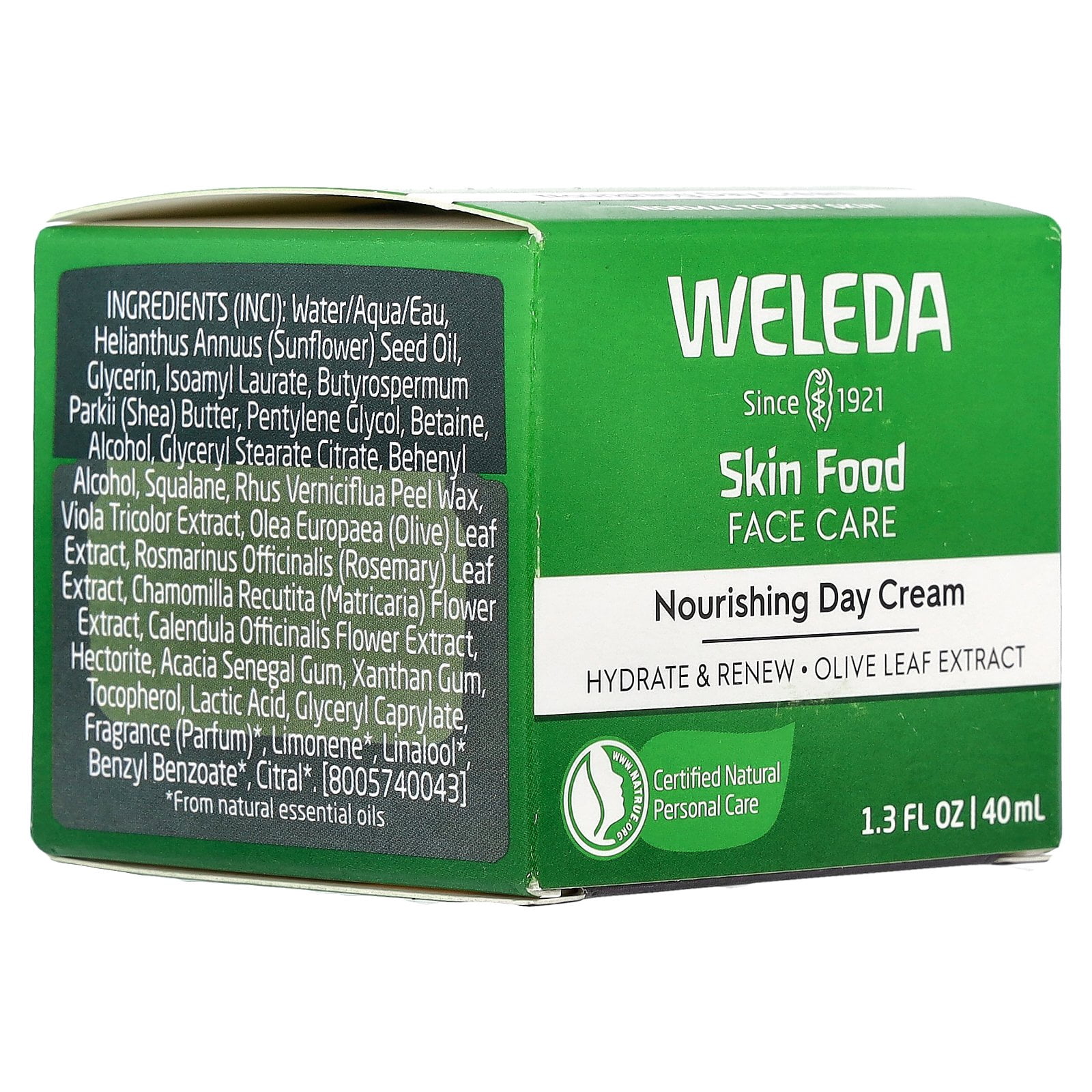 Weleda Skin Food Face, Nourishing Day Cream, Normal to Dry Skin, 1.3 fl oz (40 ml)