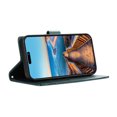 thumbnail image 4 of Nalacover Case for Samsung Galaxy S20 Ultra - Card Holder PU Leather Flip Wallet Cover with Magnetic Clasp Stand Hand Strap, Soft TPU Inner Shockproof Anti-Scratches Case, Darkgreen, 4 of 10