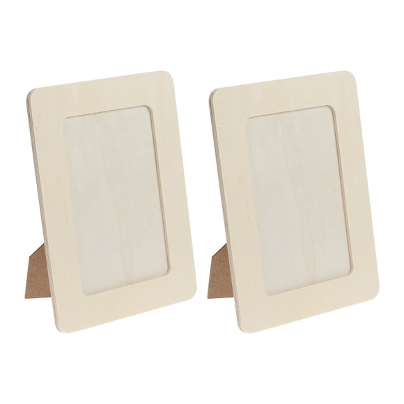 Marco de fotos de combinación creativa de 2 piezas, marco de fotos de pintura personalizado, arcilla de nieve clara, adecuado para pared de fotos