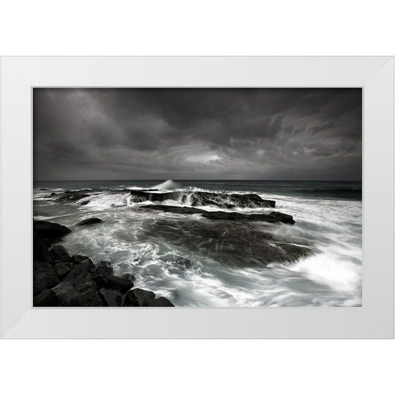 Brackstone, Mel 14x11 White Modern Wood Framed Museum Art Print Titled - After the storm