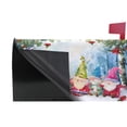 thumbnail image 4 of Ryvnso Mailbox Cover Magnetic Cute Gnomes Christmas Tree Mailbox Wrap Large Size 25.5x21 Inch, 4 of 8