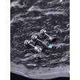 thumbnail image 4 of Fashionable and Popular 3pcs Men Rhinestone Decor Stud Earring Stainless Steel for Jewelry Gift and for a Stylish Look, 4 of 4