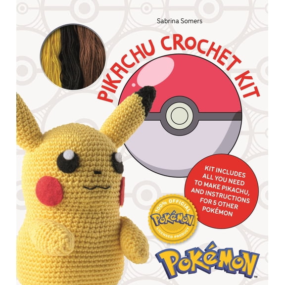 Pokémon Crochet Pikachu Book   Kit: Kit Includes All You Need to Make Pikachu and Instructions for 5 Other Pokémon (Hardcover)
