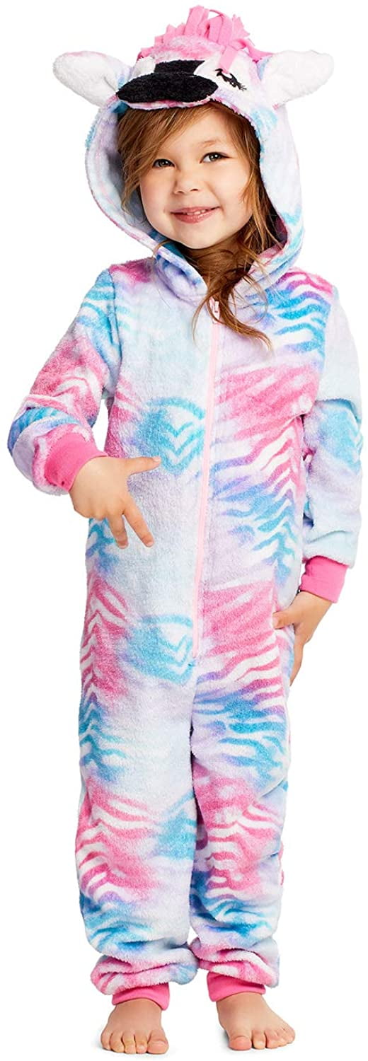Plush Zippered Kids Onesie Blanket Sleeper Boys & Toddler Pajamas 