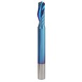 thumbnail image 1 of Fresa de una sola flauta espiral Nano azul revestimiento enrutador herramienta de corte CNC 4x12x40 VoborMX herramienta, 1 of 8