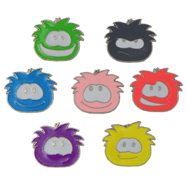 Club Penguin Puffles Colors 7 Disney Park Trading Pins Starter Set ~  New