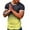 Yellow, variant on Men White T Shirt Black T Shirts Mandarin Collar Shirts for Men Men's Shirts Casual Men's White T-Shirts Cotton T Shirts for Men
