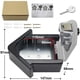 thumbnail image 4 of RV Caja fuerte para llaves Caja para llaves montada en la pared con código digital y llaves de emergencia, caja fuerte para llaves grande con formato Caja fuerte para llaves para exteriores para el hogar, oficina, fábrica, garajes BRILLAR Rojo Verde, 4 of 5
