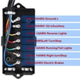 thumbnail image 6 of Azcir Heavy Duty 4ft 8ft Trailer Cord 7 Way Plug 7-Pole Inline Junction Box Wiring Harness Kit, 6 of 9