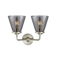 thumbnail image 2 of Innovations Lighting 284-2W-BPN-G61 Small Cone 2 Light 14" Wide Bathroom Vanity Light -, 2 of 7