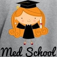thumbnail image 3 of CafePress - Cute Med School Graduate Hooded Sweatshirt - Pullover Hoodie, Hooded Sweatshirt, 3 of 4