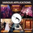 thumbnail image 2 of Miumaeov LED RGB CO2 Gun Handheld CO2 Cannon Jet Machine Special Effects Fog Machine Smoke Gun for Concert Party Bar Club, 2 of 20