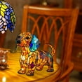 thumbnail image 3 of JHEHF Cat Dog Lamp Stained Glass, Dog Series Art Night Light, Animal Lamps, 3D Cute Pet Led Table Lamps LED Table Lamps with Warm Glow Gifts for Pet Lovers, 3 of 9