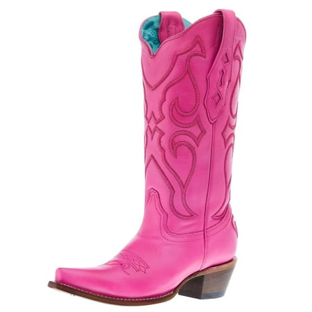 

Corral Women s Fuchsia Western Boot Snip Toe Fuchsia 9 1/2 M US