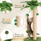 thumbnail image 4 of Poste Rascador para Gatos, Poste Rascador Sisal con Cuerda y Bola Colgante, Diseño Simple para Gatos Pequeños de Interior (Verde, Marrón, 63cm H), 4 of 7