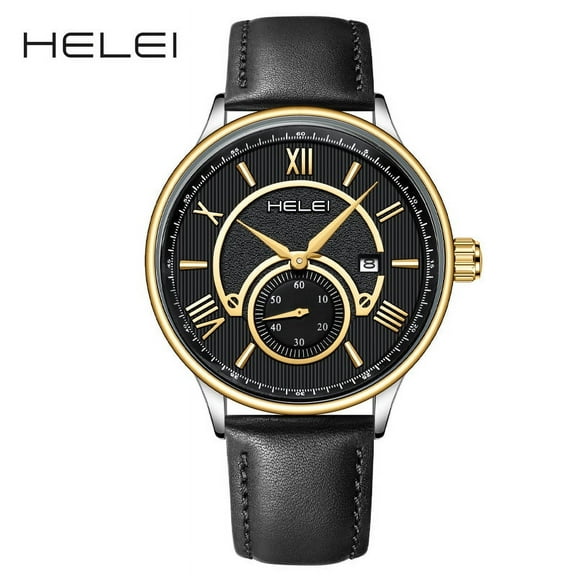HELEI Men's Quartz Watch Waterproof Wristwatches 802807894852
