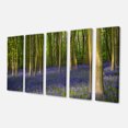 thumbnail image 2 of Bluebell Woods dans le Oxfordshire - Impression sur Toile Paysage, 2 of 3