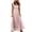 *Pink, variant on ClodeEU Women's Plaid Square Neck Puff Sleeve Smocked Maxi Dress,Casual Flowy A-Line Dress for Vacation Green,Women's Plus L