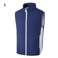 thumbnail image 4 of Toystoory Chaleco de enfriamiento de telas transpirables, impermeable y resistente al viento, suministro de aire de ciclo de regulación de Ropa Deportiva, Zapatos Azul marino l, 4 of 6
