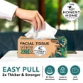 thumbnail image 2 of Honest Home 2 Ply Facial Tissue Paper Box | 800 Pulls | 200 Pulls x 4 boxes | Soft And Highly Absorbent | 100% Natural Virgin Fibre, 2 of 6