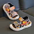 thumbnail image 6 of Karoyedx Sandals for Teen Boys Kids Boys Summer Sports Sandals Hiking Beach Outdoor Open toe Sports Sandals for Kids Orange Size,13.5, 6 of 8