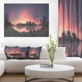 thumbnail image 1 of Purple Tinged Spring Mountains - Landscape Artwork Canvas, 1 of 3