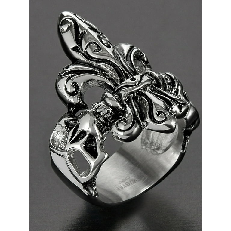 Chrome hearts fleur de lis ring deals