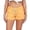 Yellow, variant on Elastic Waist Pockets Casual Shorts, Big & Tall