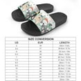 thumbnail image 2 of GZHJMY Stylish Slides for Women Men, Cute Doodle French Bulldog Soft Flexible Slip-on Sandals Slippers, 2 of 7