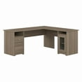 thumbnail image 3 of Cabot 72W L Shaped Computer Desk with Storage in Heather Gray - Engineered Wood, 3 of 5