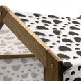 thumbnail image 5 of Hedgehog Pet House, Disorderly Pattern with Repetitive Cartoon Porcupine Characters, Outdoor & Indoor Portable Dog Kennel with Pillow and Cover, 5 Sizes, Seal Brown Pale Brown, by Ambesonne, 5 of 5